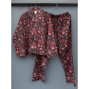 Craft Sisters - Pyjamas Blockprint - Dark Blue