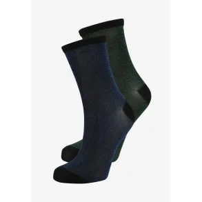 Becksndergaard - Strmper Dina Solid Mix - Night Blue Green