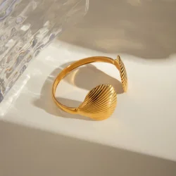 By St�r - Armb�nd - Shelly - Forgyldt