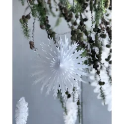 House Doctor - Papirsophng Snefnug Paper Fan - White