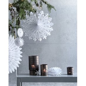 House Doctor - Papirsophng Stjerne  HDFold 45cm - Hvid