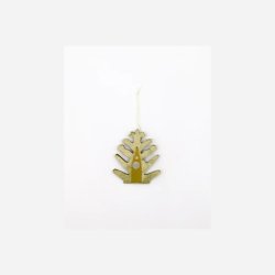 House Doctor - Papirsophng Snefnug Paper Fan - Golden