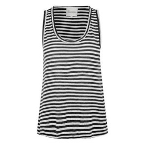My Essential Wardrobe - Lisa Striped Top - Black/White