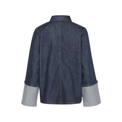 My Essential Wardrobe - Skjorte AbinaMW 139 Boxy LS Blouse - Dark Blue