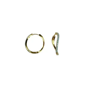 Pico Copenhagen - Amelia Petit Hoops - Light Blue