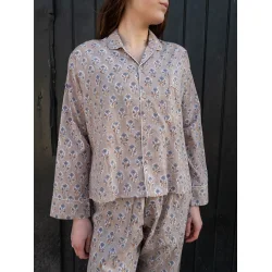Craft Sisters - Pyjamas Blockprint - Warm Grey