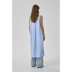 Essential Wardrobe - Skjortekjole - Sunna Sleeveless - Silver Lake Blue Striped