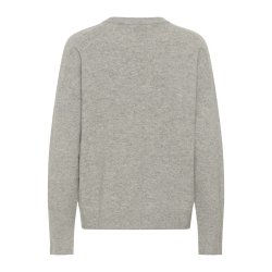 My Essential Wardrobe - The Knit Crewneck - Light Grey Melange