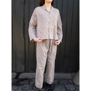 Craft Sisters - Pyjamas Blockprint - Warm Grey