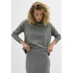 My Essential Wardrobe - Bluse Emma - Smoked Peearl