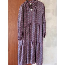 Relove And Roses - Kjole Malou - Bl &amp; Bordeaux