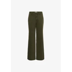 My Essential Wardrobe - Bukser - Lara Wide Pant 149 - Olive Night