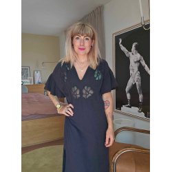 Sissel Edelbo - Kjole Charm Organicc Caftan - Sort