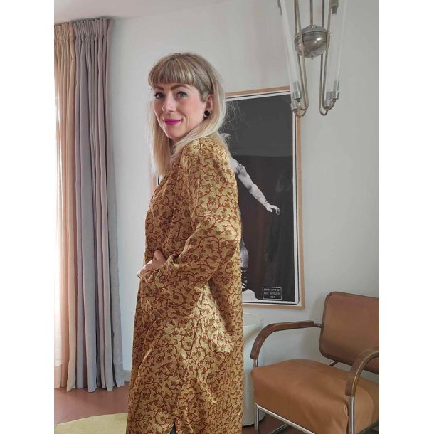 Sissel Edelbo - Fleur de Lis Kaftan One Size - Brun 