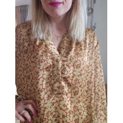 Sissel Edelbo - Fleur de Lis Kaftan One Size - Brun 