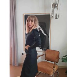 Depeche - Skindkjole 50356 - Sort