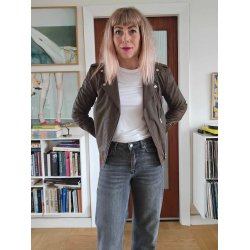 Depeche - Skindjakke 50184 - Dusty Taupe