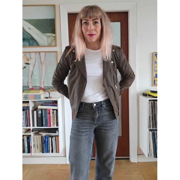 Depeche - Skindjakke 50184 - Dusty Taupe