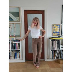 Depeche - Skind Bukser 50510 - Mud