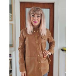 Depeche - Skindskjorte 50248 - Camel