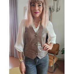 Depeche - Skindvest - Kimmi 50886 Latte