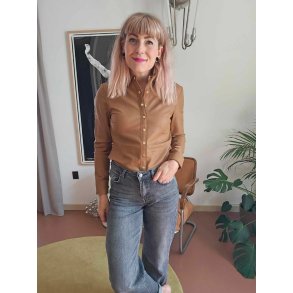 Depeche - Skindskjorte 50112 - Camel