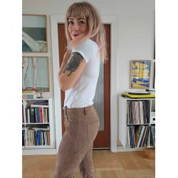 Depeche - Skind Bukser 50510 - Mud