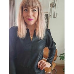 Depeche - Skindkjole 50356 - Sort