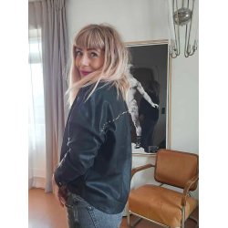 Depeche - Skindskjorte 50348 - Sort