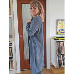 Depeche - Skindjakke - Ruskind 50286 Lys bl