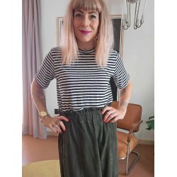 Depeche - Skindnederdel - Ruskind, Forest Green