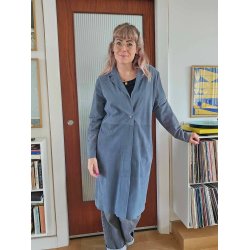 Depeche - Skindjakke - Ruskind 50286 Lys bl