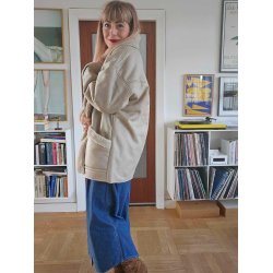 My Essential Wardrobe - Jasmin Fur Jacket - FeatherBeige