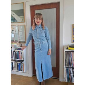 Wrangler - Kjole Denim Match Up Dress - Overexposed