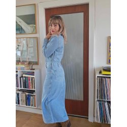 Wrangler - Kjole Denim Match Up Dress - Overexposed