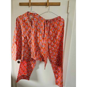 Craft Sisters - Pyjamas Blockprint - Mandarin
