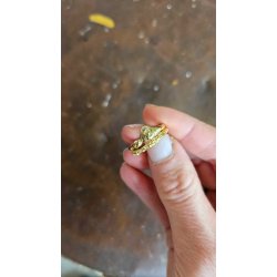 By Str - Ring Esther - Forgyldt