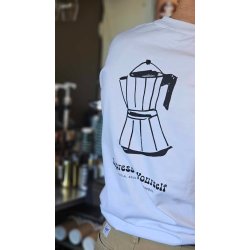 Resterds - T-Shirt - Espresso yourself - Sort