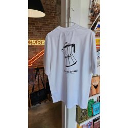 Resterds - T-Shirt - Espresso yourself - Hvid