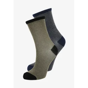 Becksndergaard - Strmper Dina Solid Mix - Blue Gold