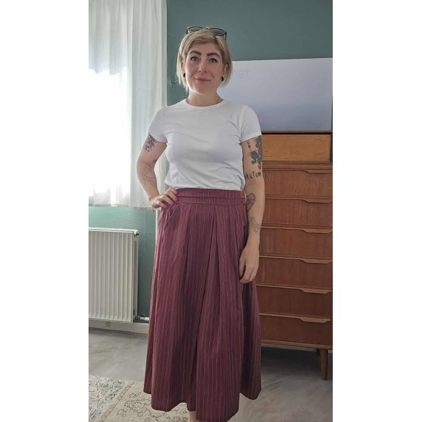 Amaze Cph - Nederdel Monroe Stripe - Wine