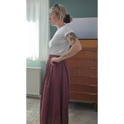 Amaze Cph - Nederdel Monroe Stripe - Wine