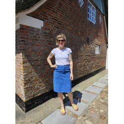  Amaze Cph - Nederdel Grace Corduroy - Indigo Blue