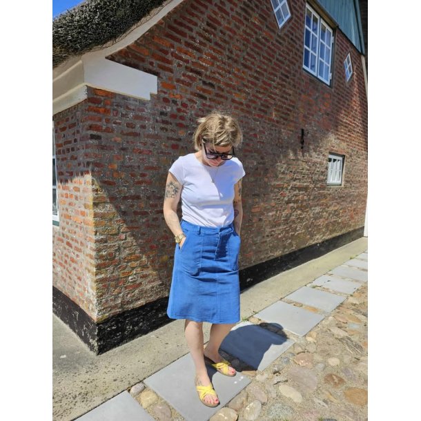  Amaze Cph - Nederdel Grace Corduroy - Indigo Blue