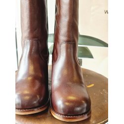 Ca'shott Copenhagen - Casvilma -  Highshaft Pull Boot Tampa - Dark Brown