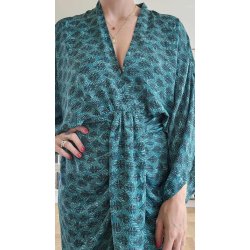 Sissel Edelbo - Kjole Juno Long Dress M/L - Tyrkis 2