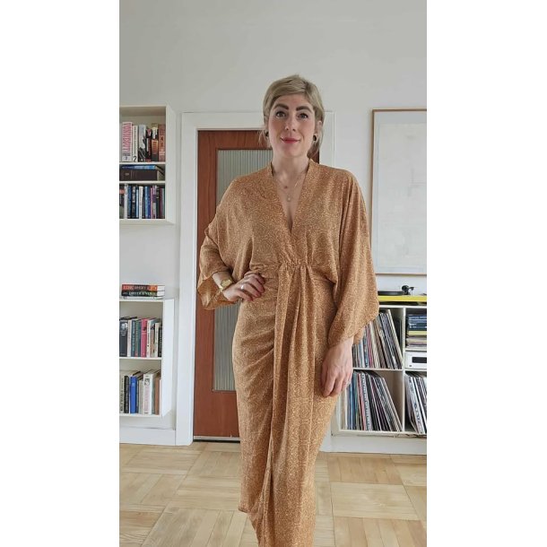 Sissel Edelbo - Kjole Juno Dress M/L - Peachy/brun
