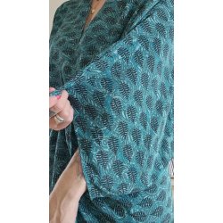 Sissel Edelbo - Kjole Juno Long Dress M/L - Tyrkis 2