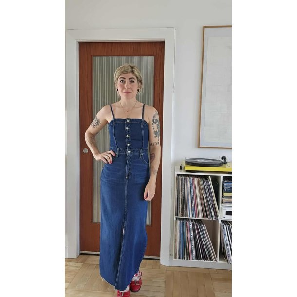 Lee - Kjole Maxi Denim Dress - Dark Fusion