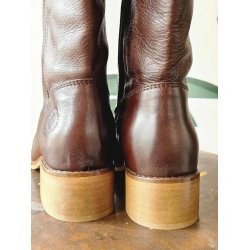 Ca'shott Copenhagen - Casvilma -  Highshaft Pull Boot Tampa - Dark Brown